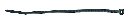 Fixapart CTS 07-BLACK - Stahovací Pásky 0.29 m, 100 ks, černá