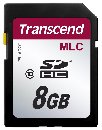 Transcend 8GB SDHC (Class 10) MLC průmyslová paměťová karta (bez adaptéru], 20MB/s R, 16MB/s W