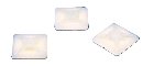 Fixapart CTMB 02 - samolepící příchytka pro stahovací pásky 4.8mm, 28x28mm, bílá