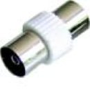 PremiumCord TV antenní spojka IEC 75 Ohm F/F