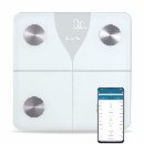 Salente SlimFit, osobní diagnostická fitness váha, Bluetooth, bílá