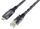 PremiumCord Ethernetový kabel USB-C -> LAN RJ45 10/100/1000 MBIT 2m