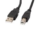LANBERG KABEL USB-A(M)->USB-B(M) 2.0 1,8 M ČERNÝ
